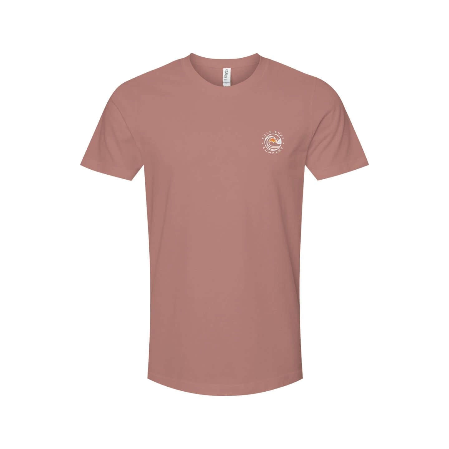 SSC Premium Cotton T-Shirt in soft blush color with a classic fit and logo design, perfect for casual wear.