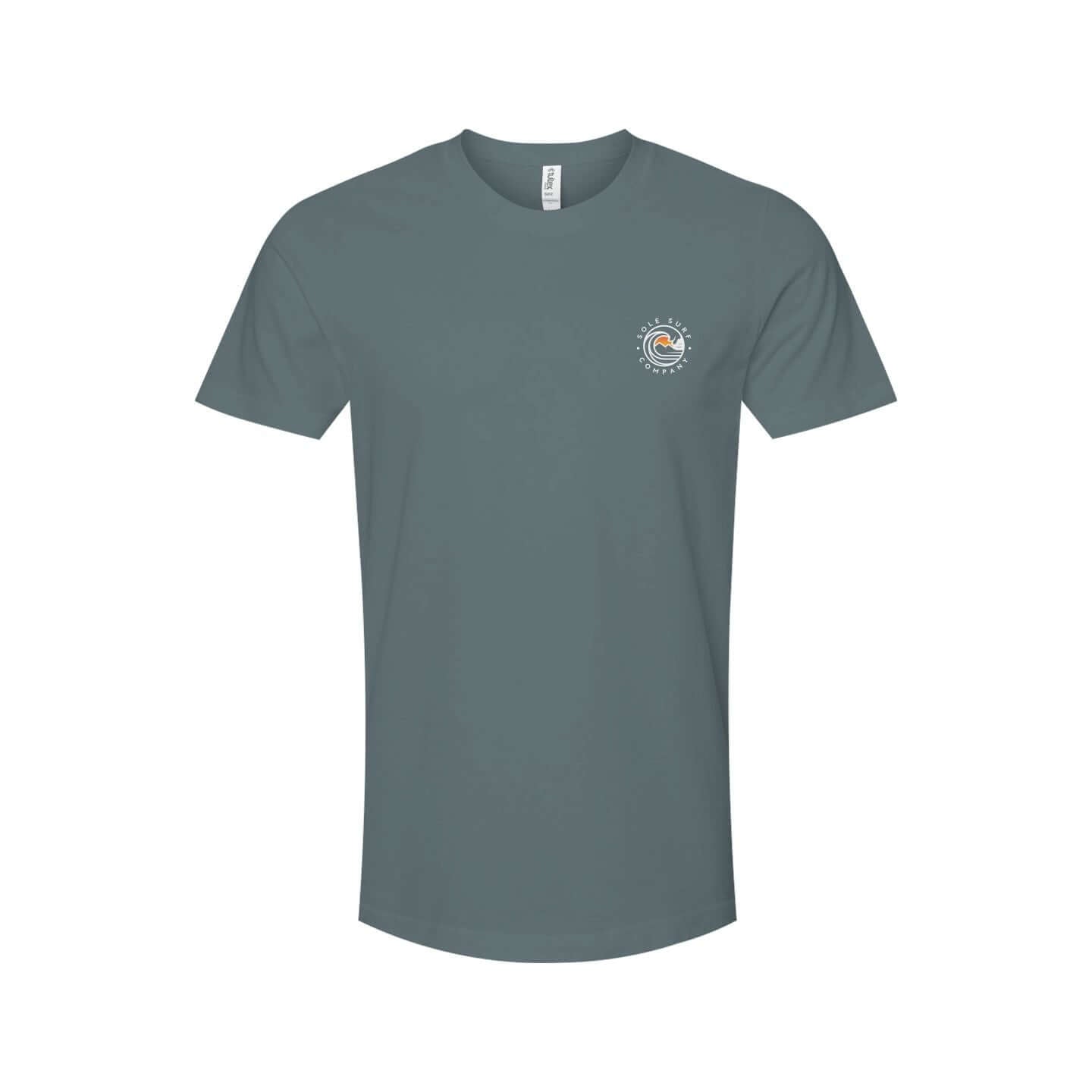 SSC Premium Cotton T-Shirt in green, featuring a colorful logo on the chest, perfect for casual or dressy wear.