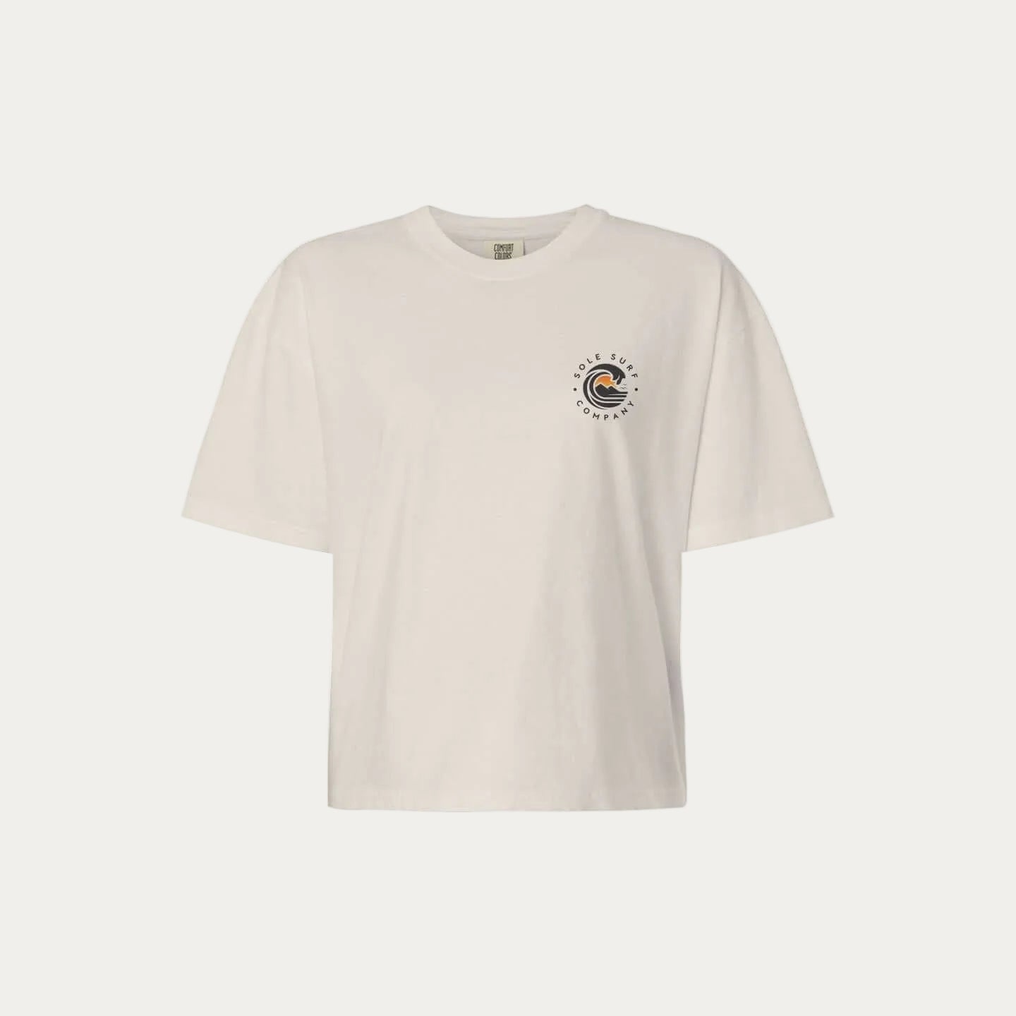 womens boxy logo tee - Trendy & Comfortable