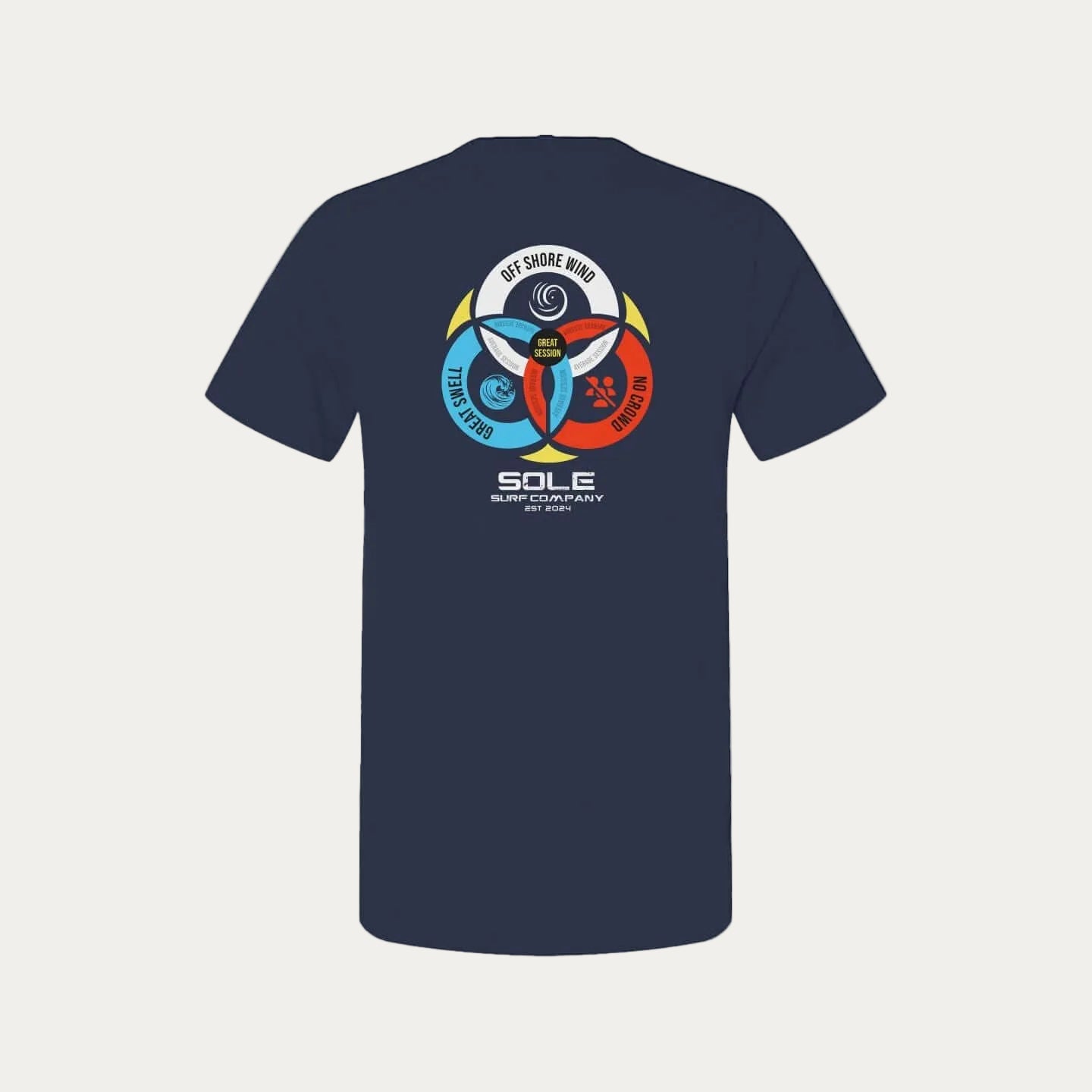 Great Session T-Shirt Minimal Front View