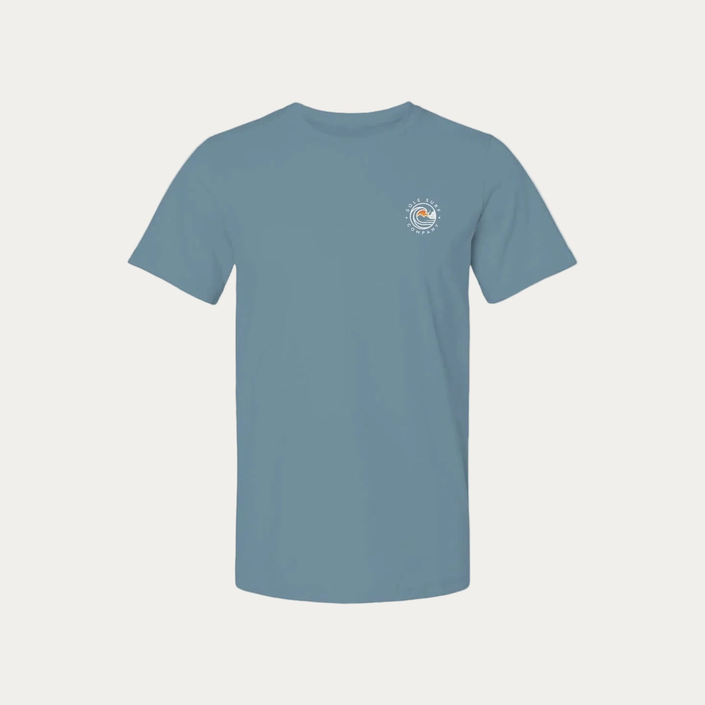 Great Session T-shirt in blue, ideal for surfers and beach lovers, symbolizing the balance of a perfect day.