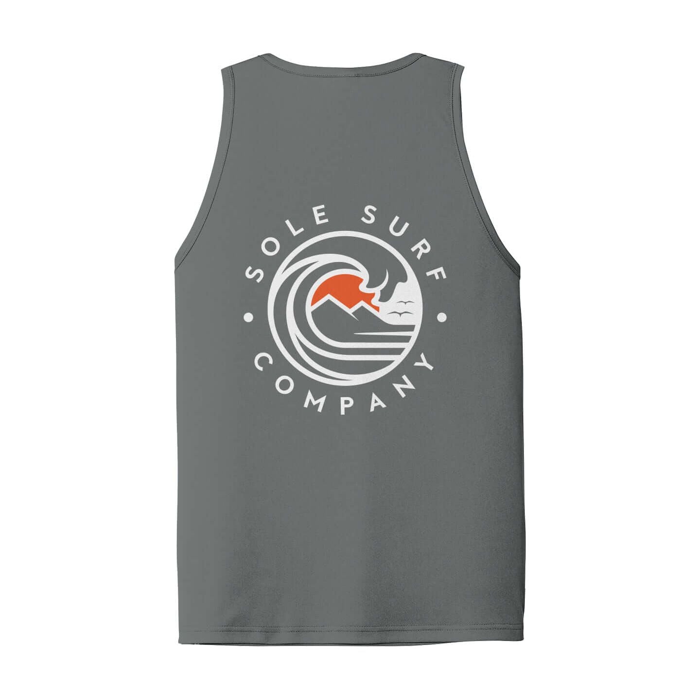 SSC Tank featuring Sole Surf Company's iconic wave logo, perfect for surf enthusiasts and coastal lifestyle.