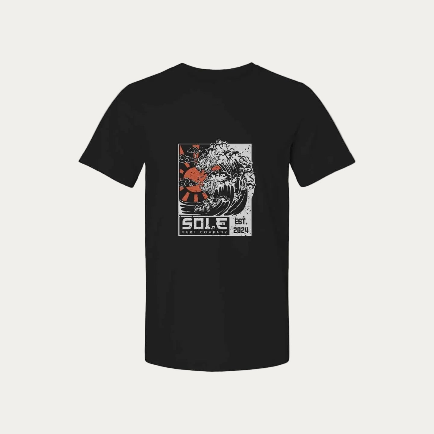 Hidden Dragon Tee Bold Graphic Front View