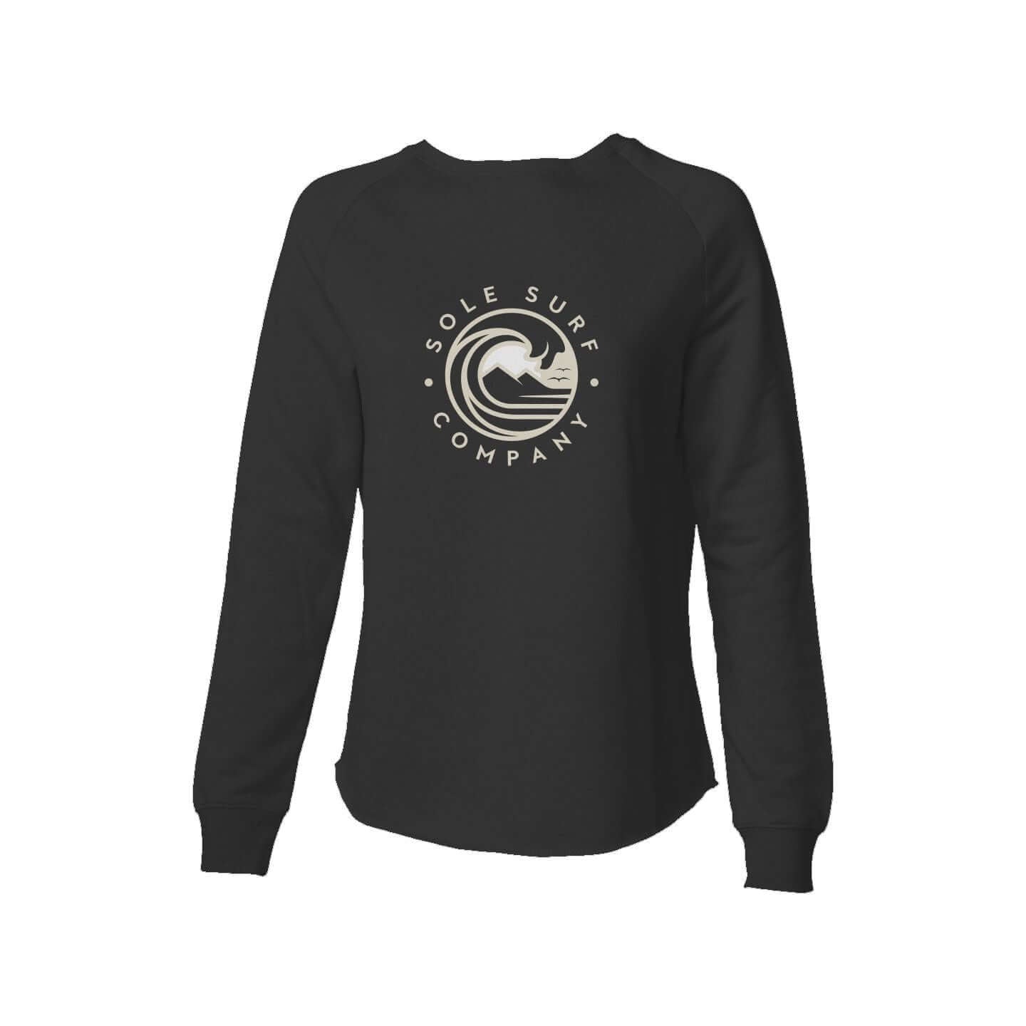 Womens Lightweight SSC Sweatshirt featuring a coastal logo design, ideal for casual wear and beach outings.