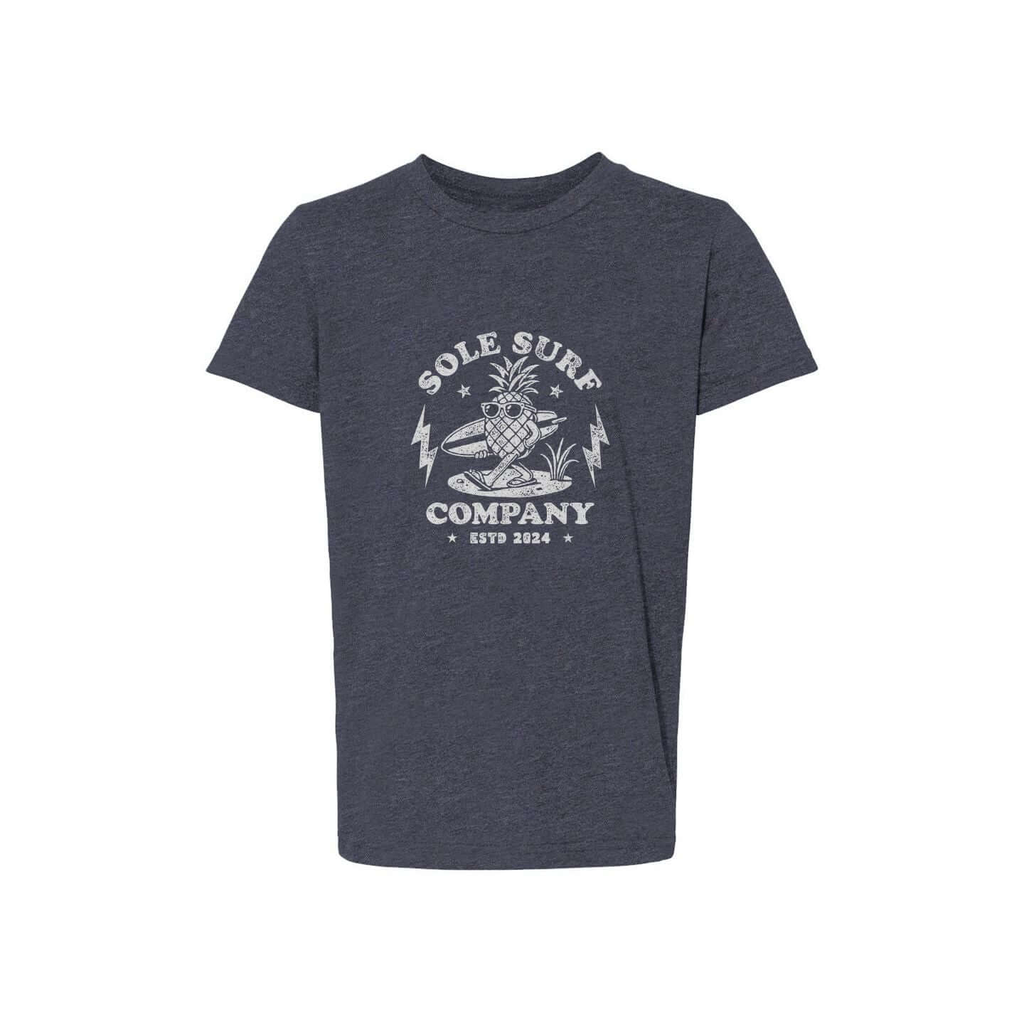 Pineapple Power Tee featuring a confident pineapple design for kids, embodying playful island energy.