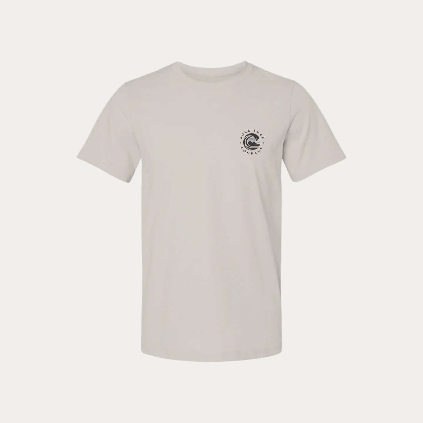 Dawn Patrol | Heritage vintage t-shirt with wave design on front, ideal for early morning surf culture.