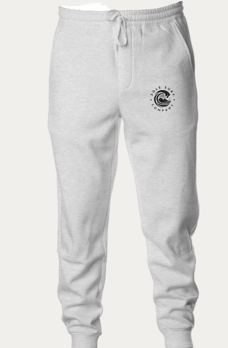 Gray sweatpants with 'Known & Called' text on a white background. SSC Men’s Fleece Joggers
