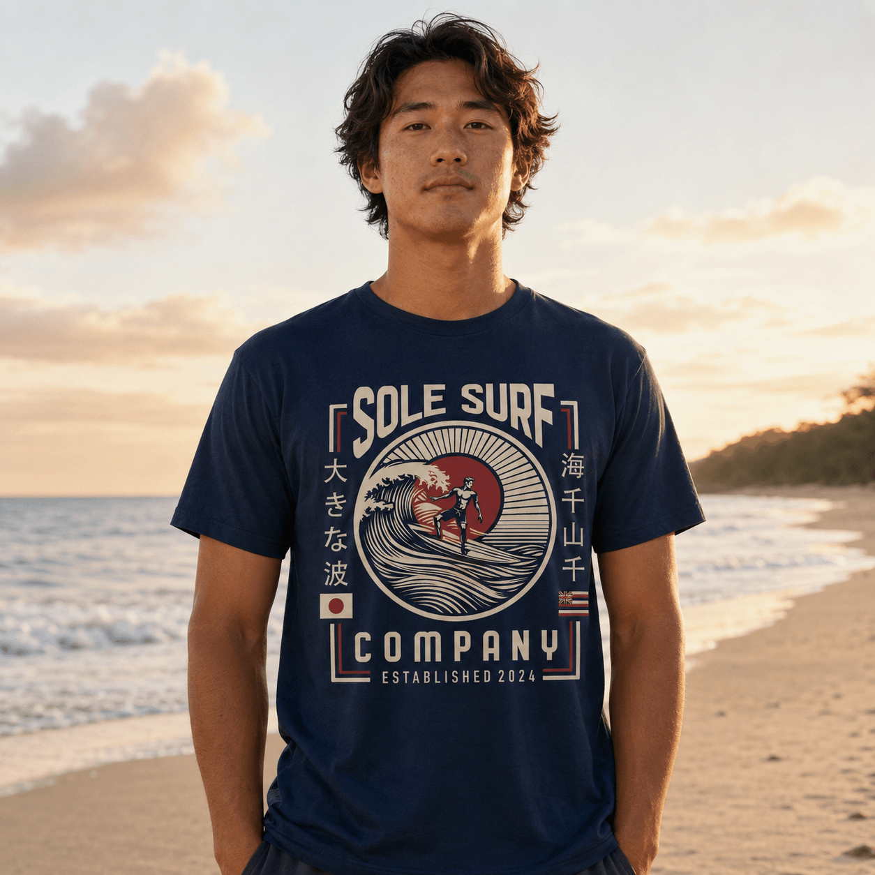 Japanese Hawaiian Flag