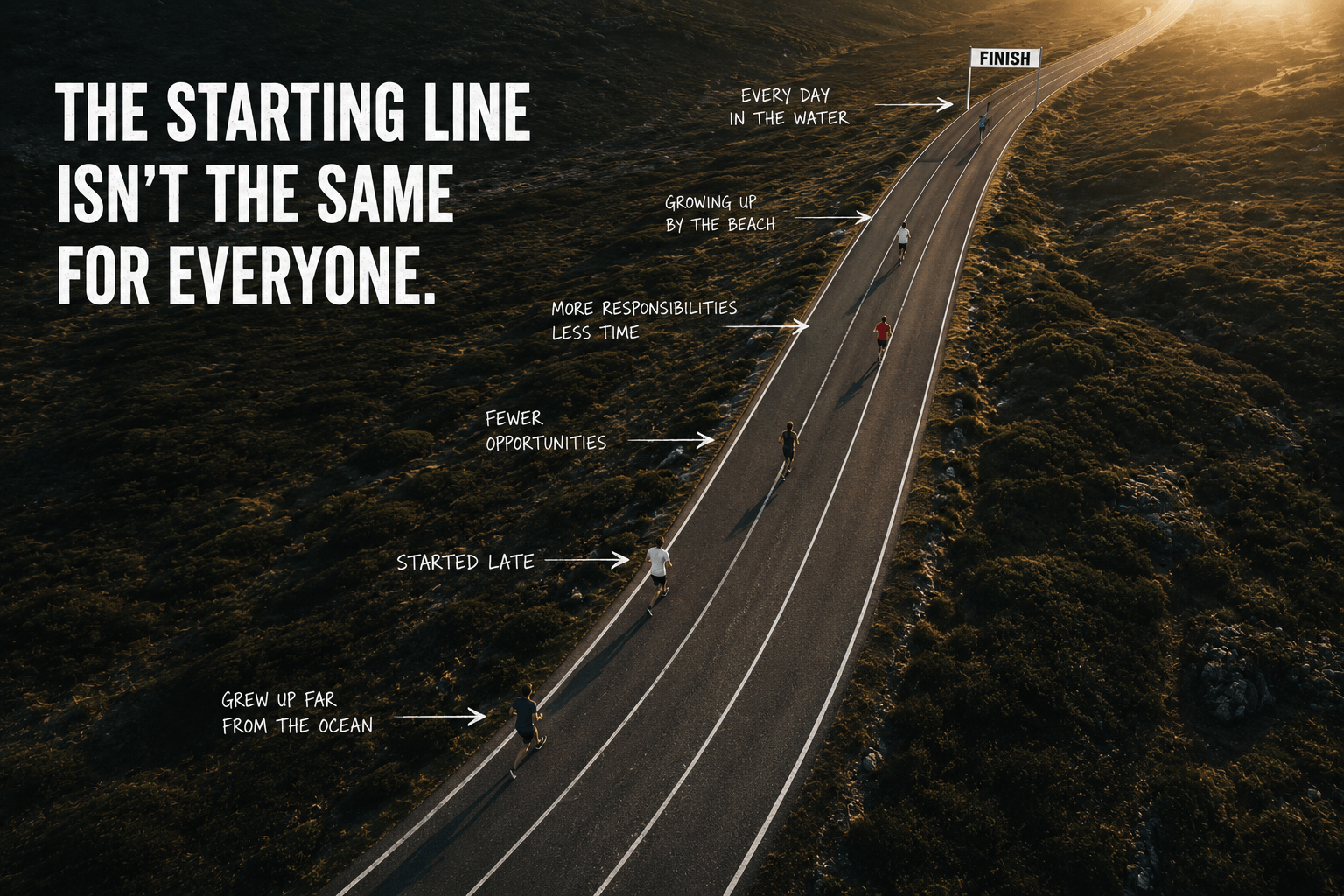 The Starting Line Isn't the Same for Every Surfer