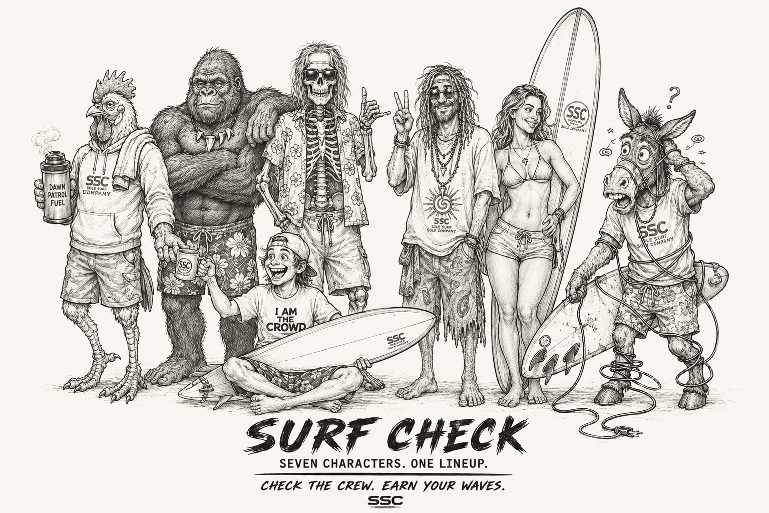 The 7 Types of Surfers You'll Meet in Every Lineup