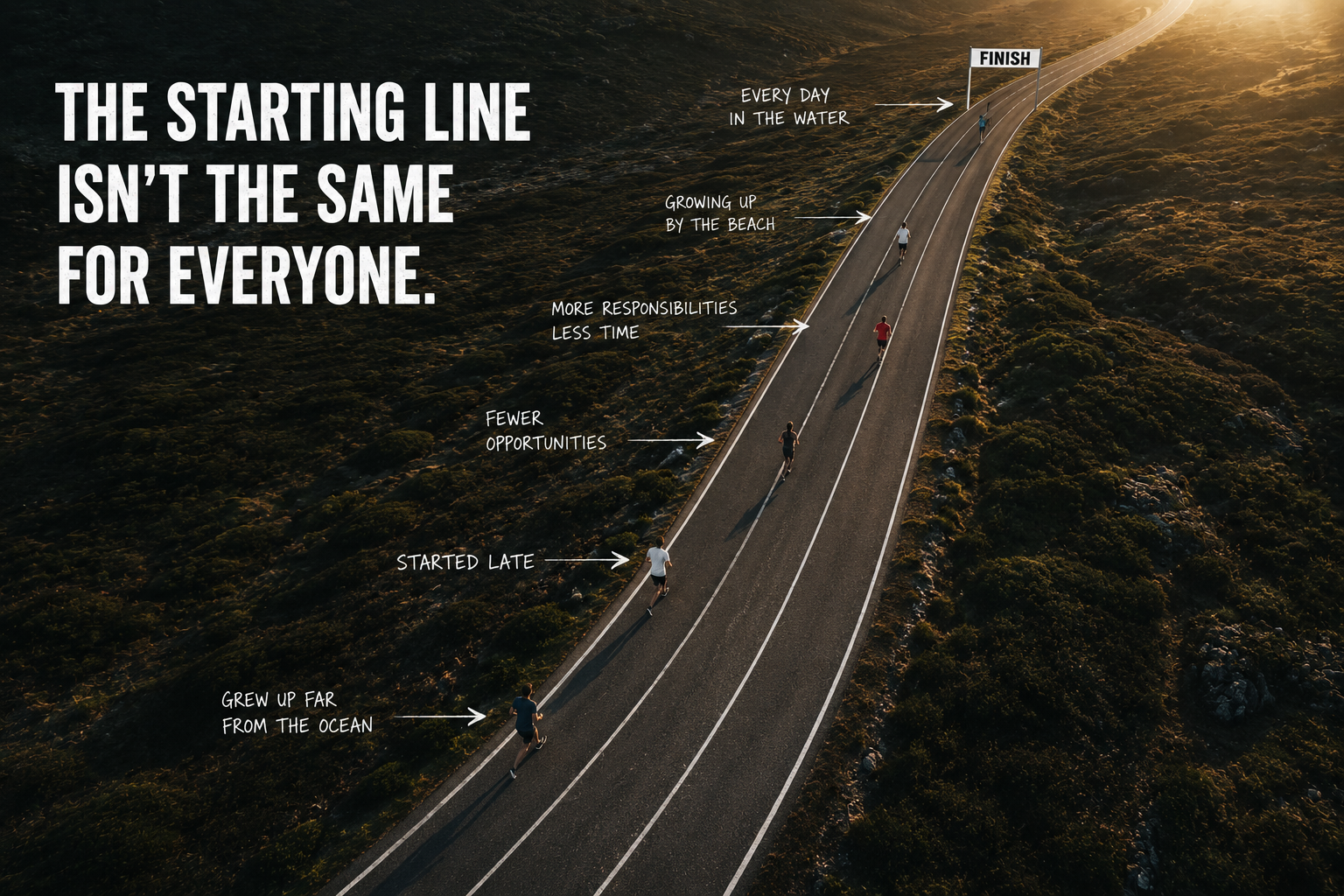 The Starting Line Isn't the Same for Every Surfer