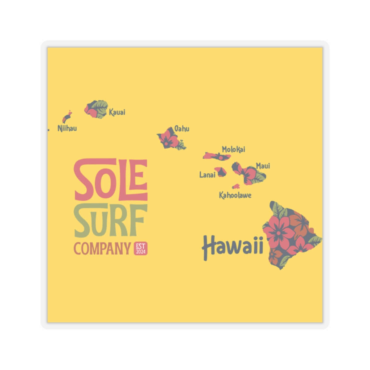 Sticker zum Suchbegriff: "Hawaii Inseln"