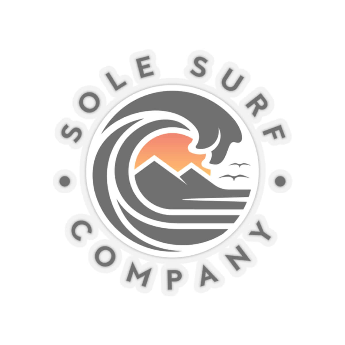 Schwarzer Logo-Aufkleber