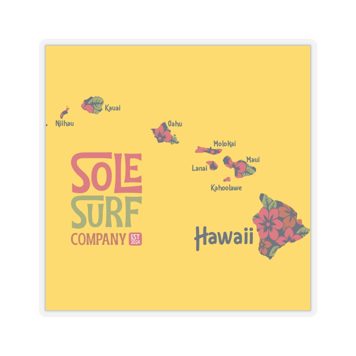 Sticker zum Suchbegriff: "Hawaii Inseln"