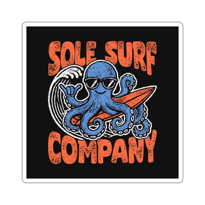 Surfing Octopus Stickers