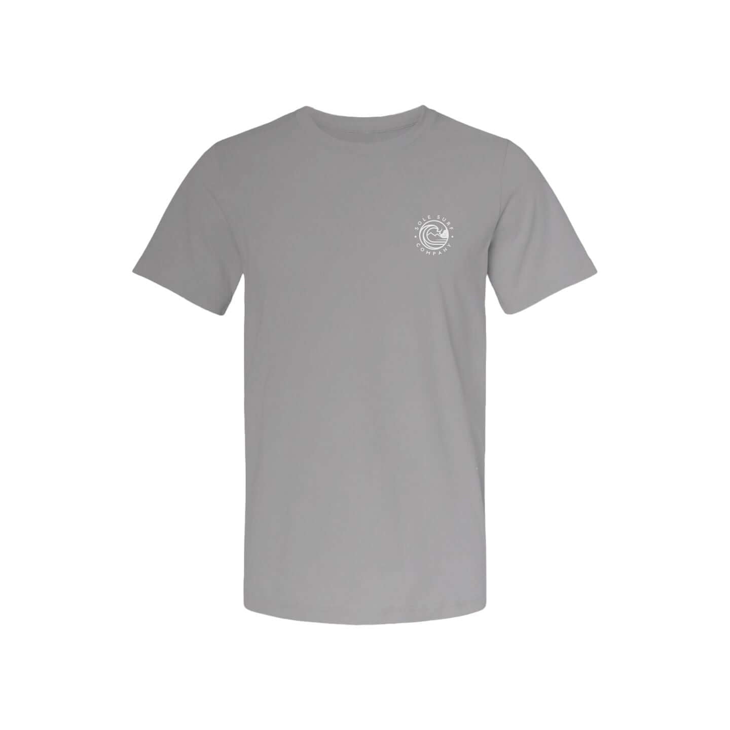 SOLE [sōl] Definition Tee in light gray, designed for comfort and durability, ideal for active lifestyles.