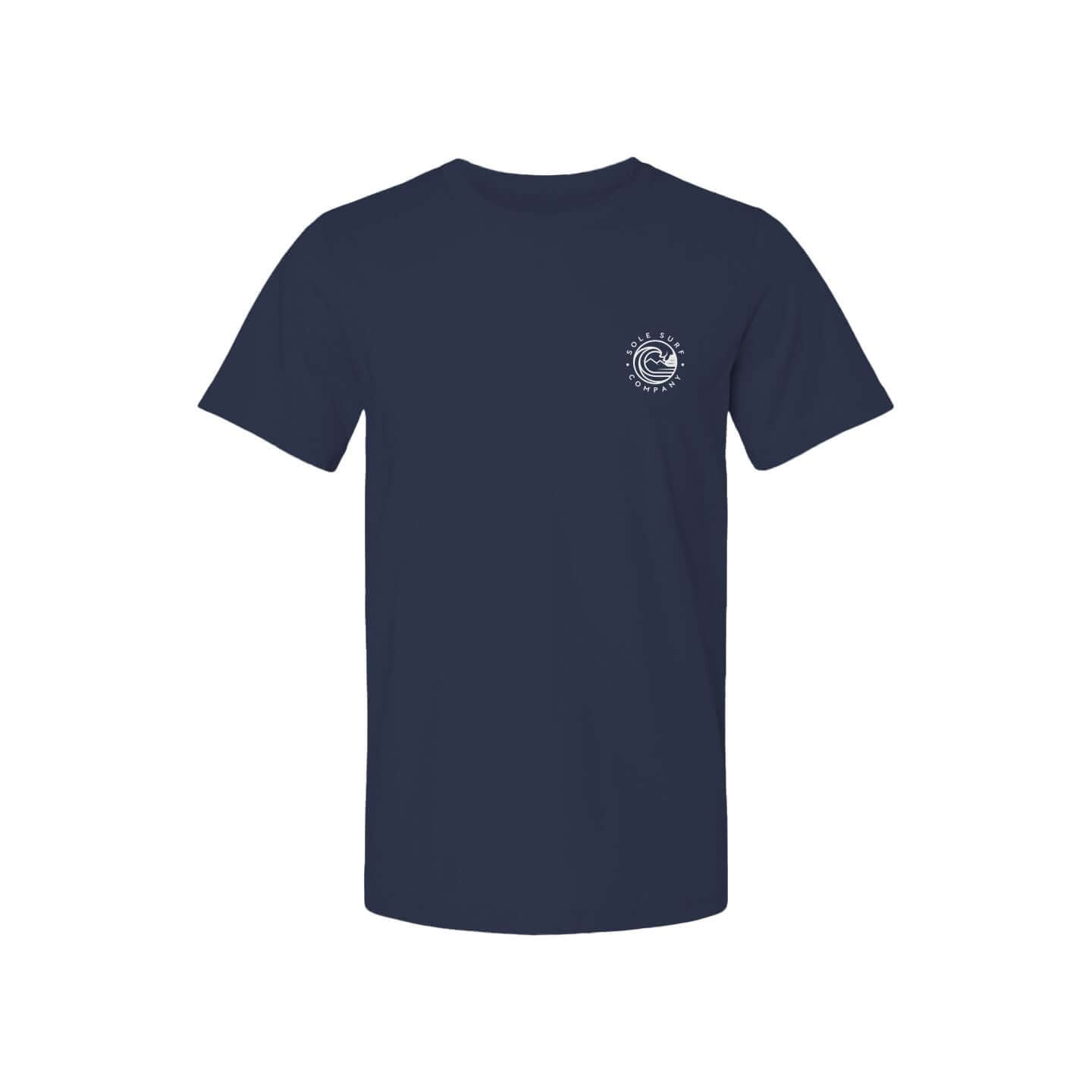 SSC Japanese Koi navy t-shirt with icon design on the chest, representing balance and harmony in life.