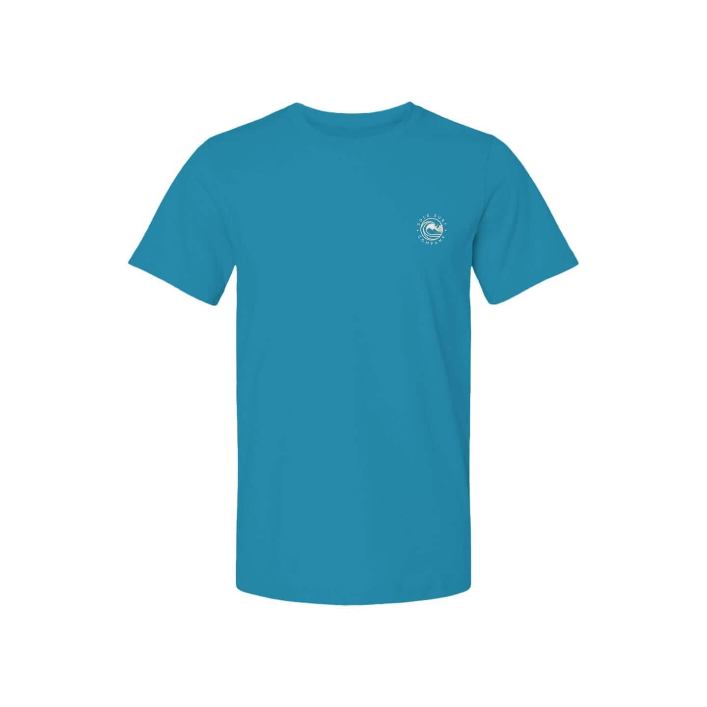 Mālama Tee by Sole Surf Co. in vibrant blue, designed for comfort and inspired by ocean care.