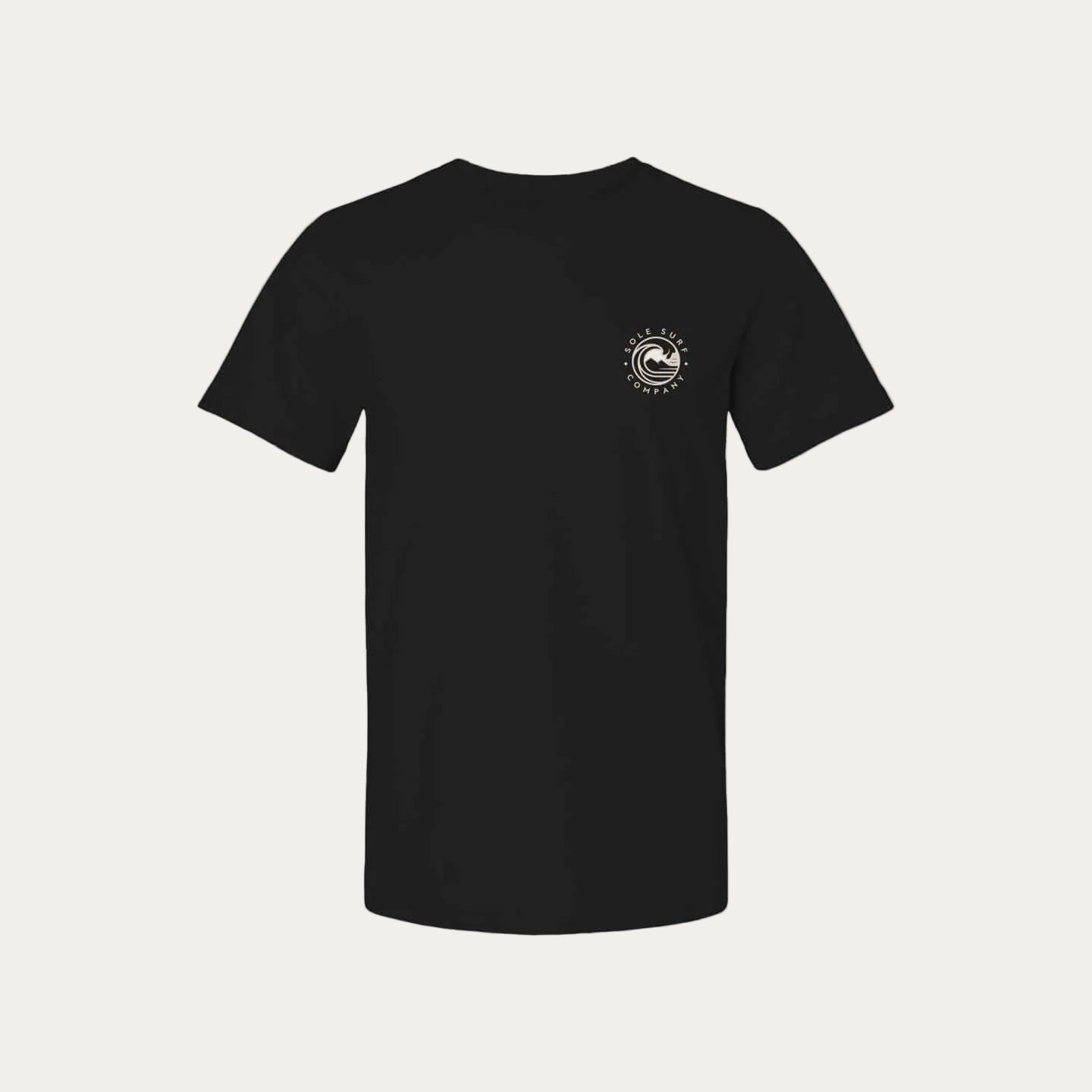 Tsunami tee featuring traditional Japanese wave art on a black shirt, symbolizing strength and respect for the ocean.