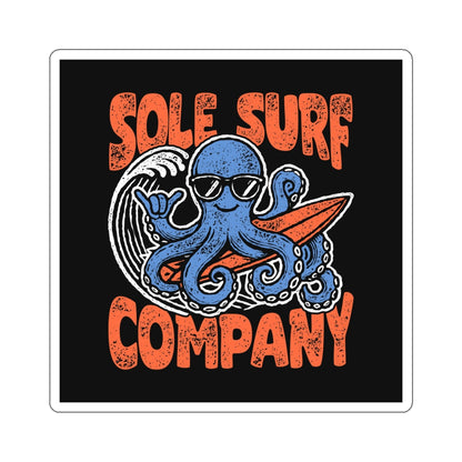 Surfing Octopus Stickers