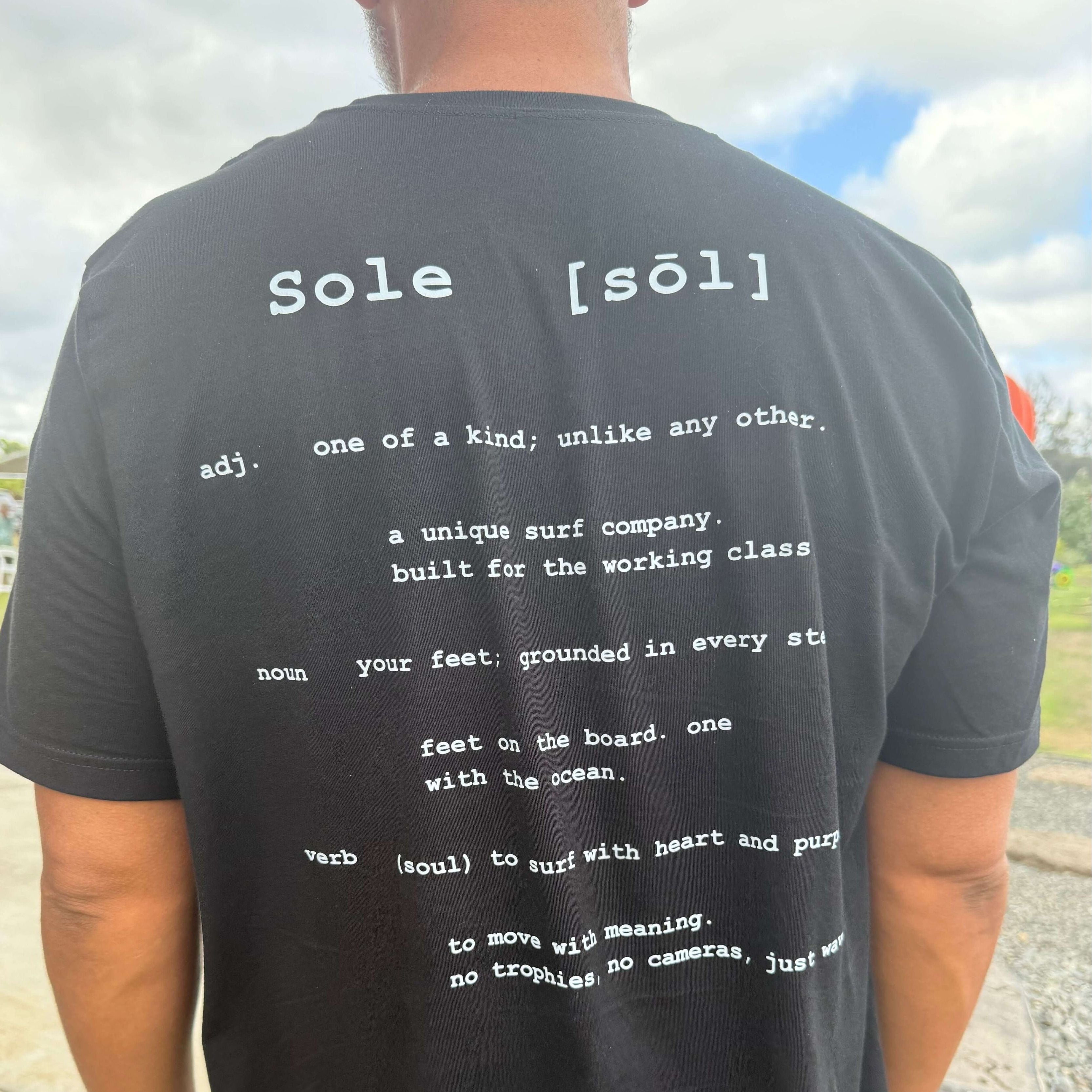 Sole Definition Tee Minimal Streetwear Front View
