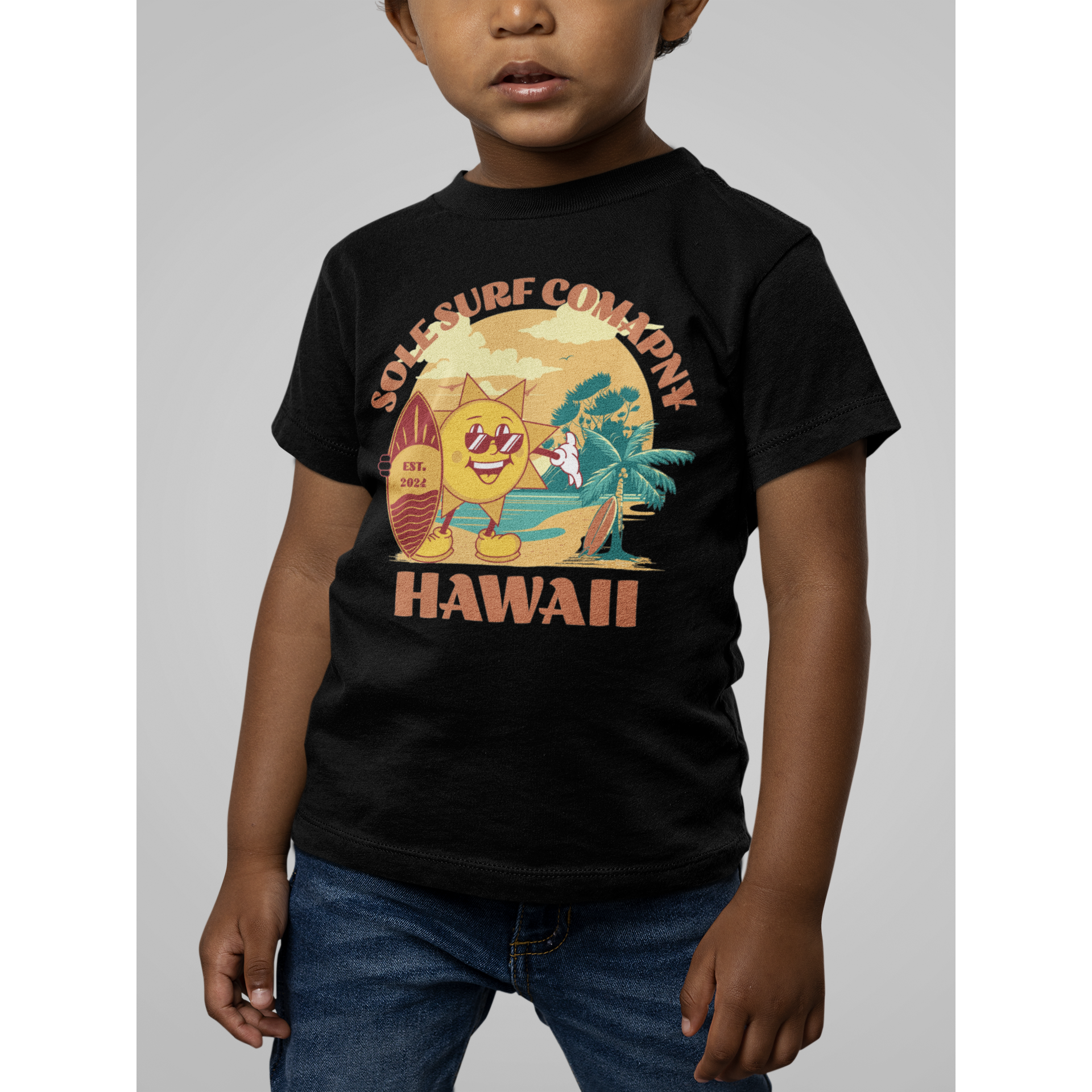 Surf Sun T-Shirt für Kinder